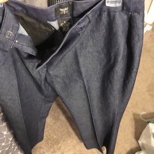 Dark Blue wide leg trousers